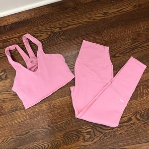 Alo Yoga Set Pink Size S